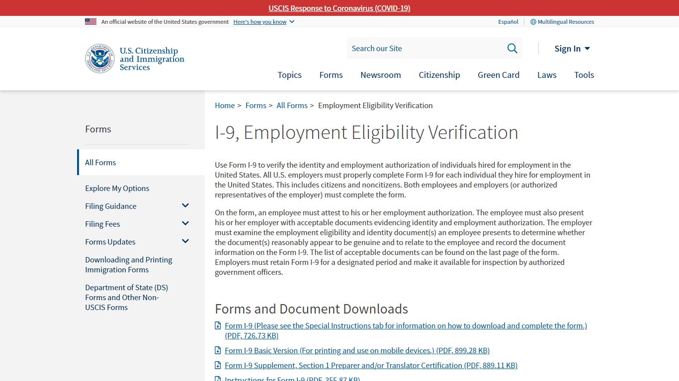 Employment Eligibility Verification | USCIS